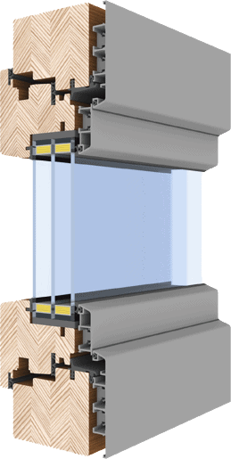 Okno aluminiowo-drewniane Thermax